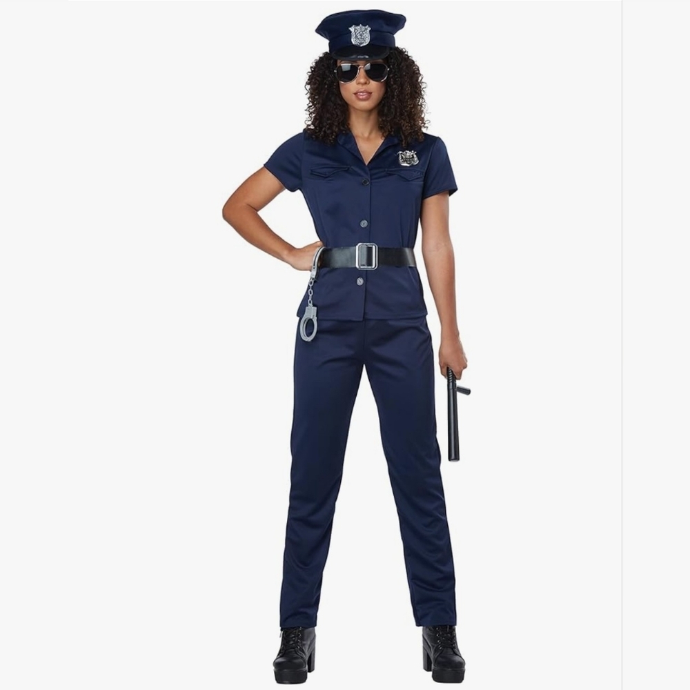 California Costumes Women's Police Costume Adult Costume, Navy, Small
